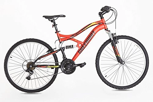 Bicicletas de montaña : Nueva Montaa multi-suspension bicicleta, 26pulgadas, 17pulgadas marco, Greenway, rojo