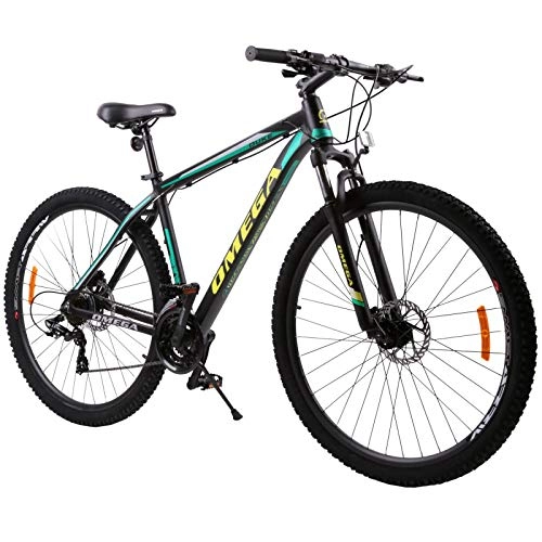 Bicicletas de montaña : OMEGA BIKES Duke Bici, Ciclismo, Street, MTB Bike, Unisex Adulto, Verde, 27, 5