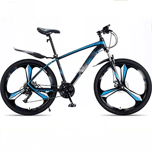 Bicicletas de montaña : PASPRT Bicicleta Ligera de aleación de Aluminio de 26 Pulgadas, Velocidad Variable para Estudiantes, Coche de Carreras Todoterreno con absorción de Impactos, para Nieve en la Playa (Blue)