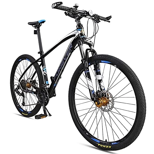 Bicicletas de montaña : PY Bicicleta de Montaña 27.5 Pulgadas Alumialloy Mtb Frame Suspensión para Hombre Bicicleta 30 Engranajes Freno de Disco Dual con Bloqueo Hidráulico de Bloqueo Y Diseño de Cable Oculto para Adultos / Az