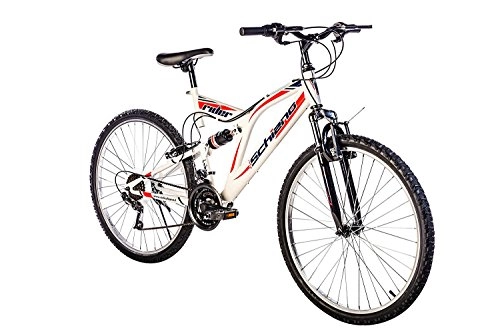 Bicicletas de montaña : SCHIANO Bicicleta Bicicleta Rider 26bi-ammortizzata Grupo Shimano