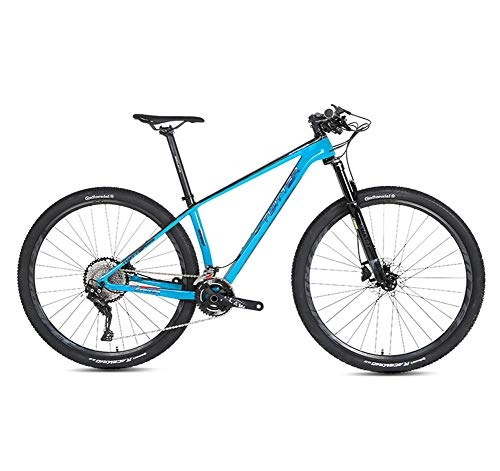 Bicicletas de montaña : Serie de Bicicleta de montaña con STRIKERpro 27, 5 / 29-Pulgadas, Llantas, chasis de Fibra de Carbono, y Frenos de Disco, Ideal para la Ruta (Azul Cielo), 22speed, 29×19