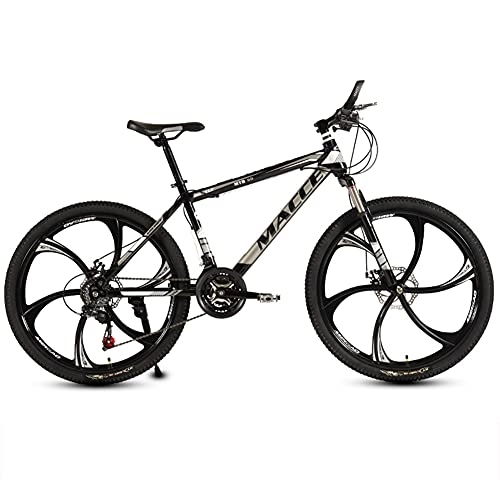 Bicicletas de montaña : SHANJ Bicicleta de Montaña de 26 Pulgadas, Bicicletas MTB de 21-30 Velocidades para Adultos, Jóvenes, Hombres, Mujeres, Bicicleta de Ruta de Suspensión Completa, Frenos de Doble Disco