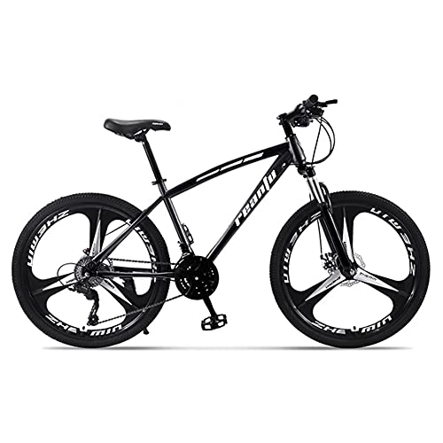 Bicicletas de montaña : SHANJ Bicicleta de Montaña paraJóvenes / Adultos 24 / 26 Pulgadas, Bicicleta Ruta para Hombres y Mujeres, 21-30 Velocidades, Horquilla de Suspensión y Freno de Disco