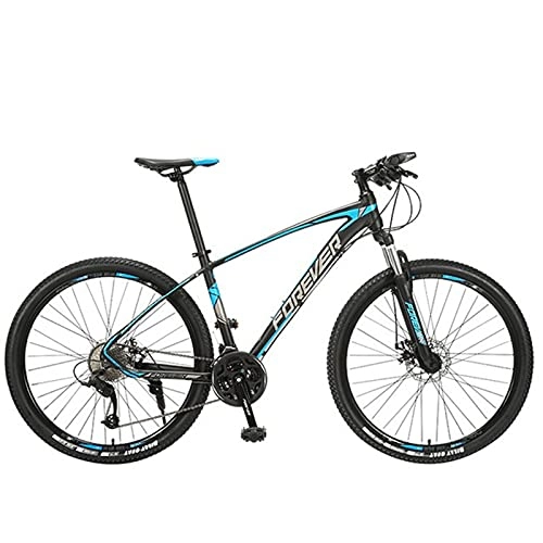 Bicicletas de montaña : SHUI Bicicleta De Montaña, 27, 5 Pulgadas Bicicleta De Carretera De 27 Velocidades Aleación De Aluminio para Adultos Estudiante con Frenos De Disco De Velocidad Variable O Black Blue
