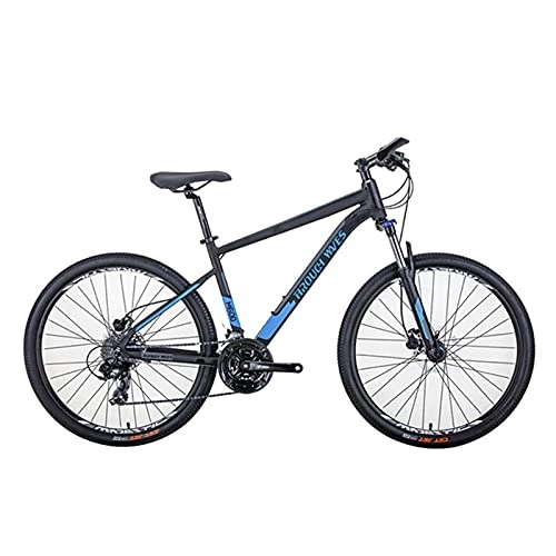 Bicicletas de montaña : SHUI Bicicleta de montaña de 26 Pulgadas, 24 velocidades para Adultos Bicicleta de aleación de aleación de Aluminio Deportes Ciclismo Hombres Mujeres Ride Black Gray Blue