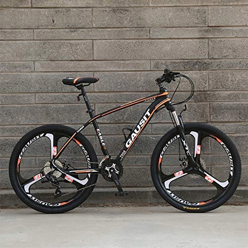 Bicicletas de montaña : SIER Bicicleta de montaña de Rueda de Tres Cuchillos de 26 Pulgadas de aleacin de Aluminio Variable de Velocidad de Velocidad 3 Ruedas de amortiguacin, Orange