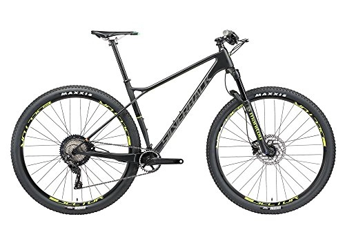 Bicicletas de montaña : Silverback 007 Bicicleta, Unisex Adulto, Negro / Verde, M