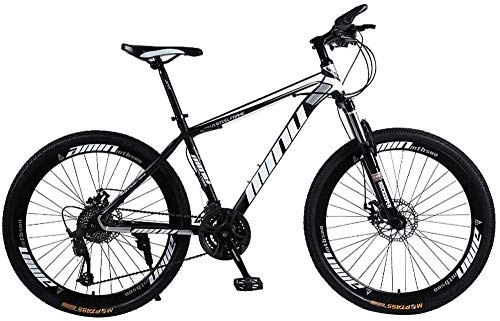 Bicicletas de montaña : smilecstar Sarsh Bikes MTB Mountain Bike 26 Pulgadas MTB Bike Bike para Hombres y Mujeres Adecuado para Bicicletas al Aire Libre Carreras de Carretera rápidas y cómodas - 21 velocidades-Negro