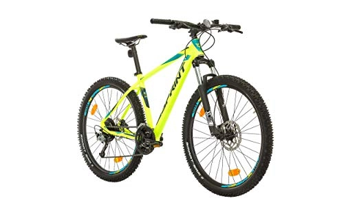 Bicicletas de montaña : SPRINT APOLON 27.5" Bicicleta de Montagna para Hombres 480 mm SR XCM ACERA 3x8 Cambios Neon Mate Verde