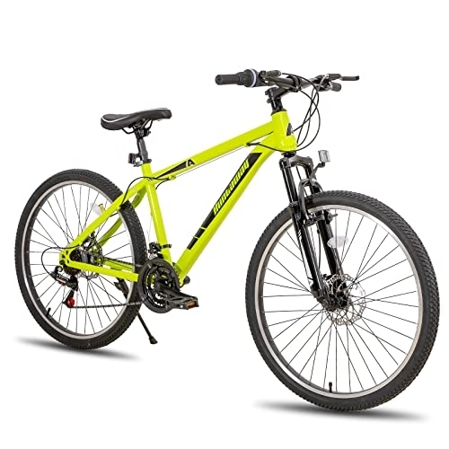 Bicicletas de montaña : STITCH Huntaway Bicicleta de Montaña 26 Pulgadas Bicicleta con Freno de Disco para Hombre y Mujer Bike con Cambios 21 Velocidades para Adulto Estudiante y Ciclismo MTB Verde…