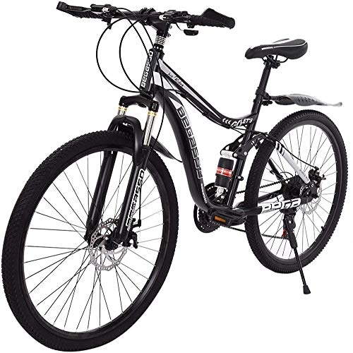 Bicicletas de montaña : SYCY Bicicleta de montaña de Acero al Carbono de 26 Pulgadas, Bicicleta MTB de 21 velocidades, suspensión Completa, Moda, Deporte al Aire Libre, Bicicleta de Carretera, Bicicleta al Aire Libre