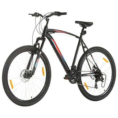 Bicicletas de montaña : Tidyard Bicicleta de Montaña 21 Velocidades 29 Pulgadas Rueda 53 cm Bicicleta Montaña para Adulto Negro