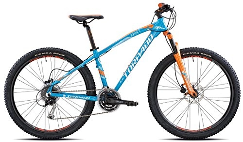 Bicicletas de montaña : torpado bicicleta MTB Saturn 27, 5 "Alu 3 x 8 V Disco Talla 44 Azul (MTB con amortiguación) / Bicycle MTB Saturn 27, 5 Alu 3 x 8S Disc Size 40 Blue (MTB Front Suspension)