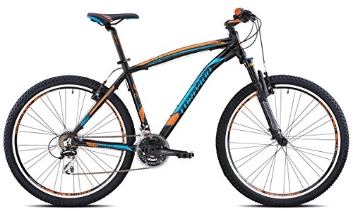 Bicicletas de montaña : torpado MTB Plutone 27, 5"negro / naranja 3x 7V TY300Talla 43(MTB con amortiguacin) / MTB Plutone 27, 5Black / Orange 3x 7S TY300Talla 43(MTB Front Suspension)
