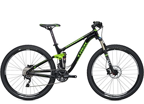 Bicicletas de montaña : Trek Fuel EX 7 29" - Mountainbike Negro Verde 2014 RH 15, 5"