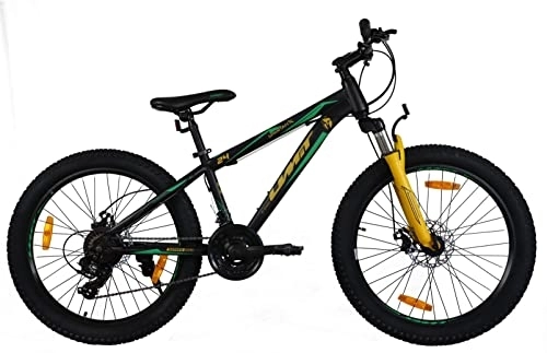 Bicicletas de montaña : Umit Spartan X Bicicleta, Juventud Unisex, Negra-Verde, 24