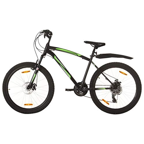 Bicicletas de montaña : vidaXL Bicicleta Montaña Artículo Deportivo de Ciclismo Urbana Estable Tija del Sillín Ajustable 21 Velocidades 26 Pulgadas Rueda 42 cm Negro