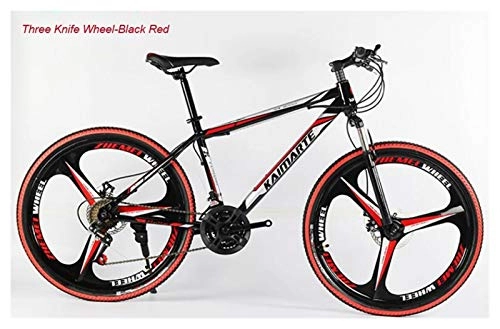 Bicicletas de montaña : WIYP Bicicleta de montaña de aleación de Aluminio 24 Pulgadas Bicicleta 21 / 24 / 27 / 30 Velocidad Bicicleta de montaña Doble Disco Freno de Disco con Bicicleta de absorción de Golpes