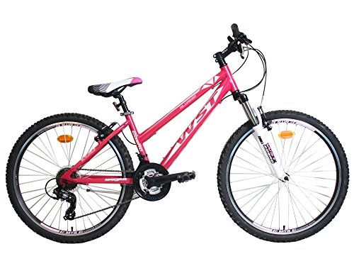 Bicicletas de montaña : WST Cosmo Bicicleta de montaña, Mujeres, Rosa, 26"