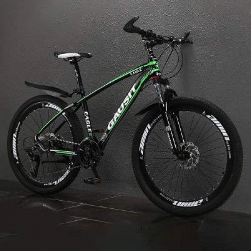 Bicicletas de montaña : Xiaoplay Aleación de Aluminio de Bicicletas Variable de 26 / 24 Pulgadas Velocidad de Choque Fuera de la Carretera 30 Absorción Velocidad montaña Equitación Ciclismo (Verde, 24 Pulgadas)