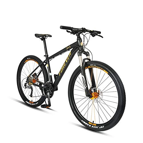 Bicicletas de montaña : Xue MTB 27 Velocidad 27.5" Bicicletas para Adultos con Las Bicicletas de aleación de Aluminio Frenos Cuadro de Carretera, Amarillo