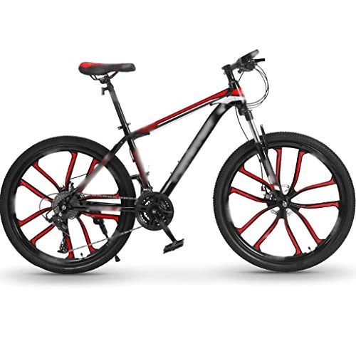 Bicicletas de montaña : YHRJ Bicicleta De Montaña Bicicletas De Carretera Unisex, Bicicleta para Adultos con Absorción De Impactos De Velocidad Variable, Marco De Acero De Alto Carbono MTB