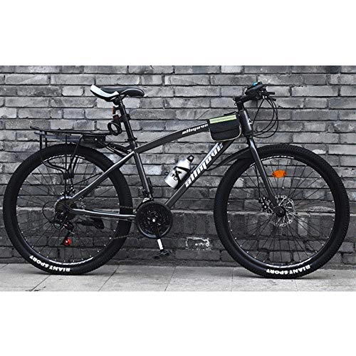 Bicicletas de montaña : YUANP Bicicleta De Montaña De 26 Pulgadas para Adultos Hombres Y Mujeres Bicicletas De Acero De Alto Carbono De 21 Velocidades Bicicleta De Carretera De Utilidad Urbana Ligera, B-26in