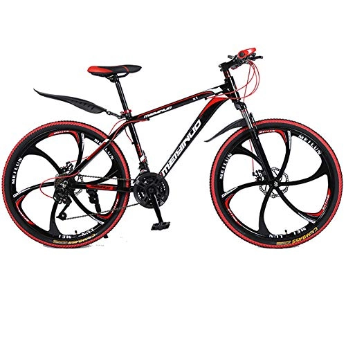 Bicicletas de montaña : ZCPDP Bicicleta de montaña para Hombre 26 Pulgadas, 21 / 24 / 27 Velocidad Amortiguador Freno de Disco Bicicleta de montaña Bicicleta para Adultos