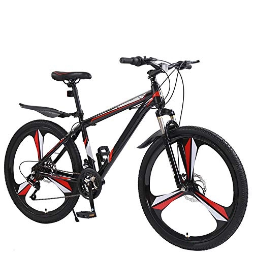 Bicicletas de montaña : zhoudashu Bicicleta de montaña plegable de 26 pulgadas, para estudiantes y adultos, absorción de golpes y velocidad variable de 26 pulgadas, 24 velocidades, Threeknifewheels