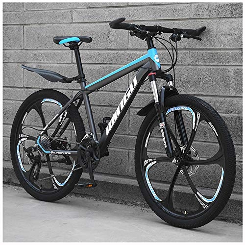 Bicicletas de montaña : ZMCOV Bicicleta De Montaña Hardtail con Alto Contenido De Carbono, Bici De Carretera Unisex para Adultos MTB, Asiento Ajustable De Amortiguación De Bike, 6 Radios, 21 Speed, 24inch