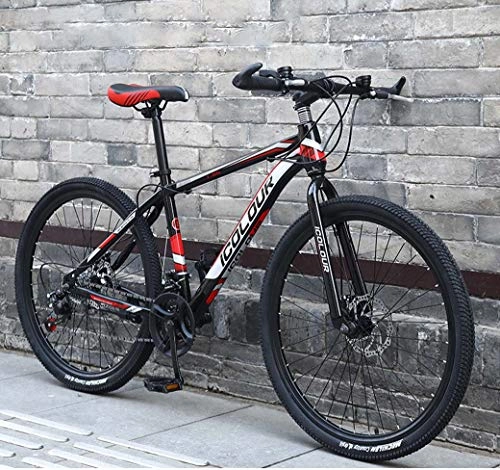 Bicicletas de montaña : ZTYD 26" Bicicletas de montaña de Edad, Estructura de Aluminio Ligero, Frenos Delantero y Traseros de Discos, torsión Shifters A través de 21 plazos de envío, B, 21Speed