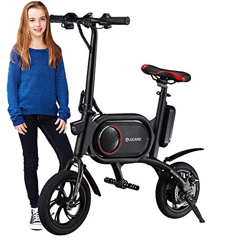 Bicicletas eléctrica : 350W Portátil Bici Plegable Adulto Bicicletas Electricas Plegables para Hombre Y Mujer, Carga Rápida En 3 Horas, 120 Kg De Carga, Carga del Teléfono, Plegado Rápido