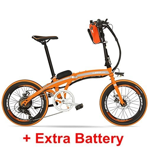 Bicicletas eléctrica : AA-folding electric bicycle ZDDOZXC QF600 240W 48V 12Ah Porttil 20 Pulgadas Plegable E, Pedalec. Pedalec. Pedalec.