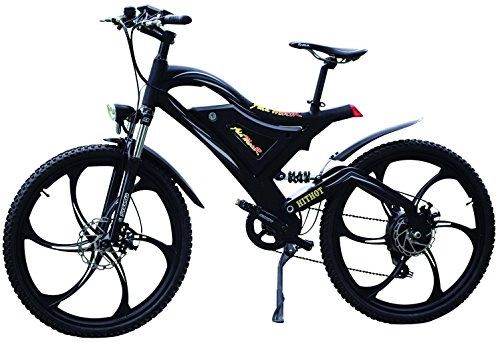 Bicicletas eléctrica : Addmotor Hithot H2.Pedelec Ebike Bicicleta Eléctrica 500.W 48.V Bafang Rear Hub Motor 10.4.Ah Samsung Batería El Ebike Para Grandes Profesionales con Amortiguación Completa, Mag