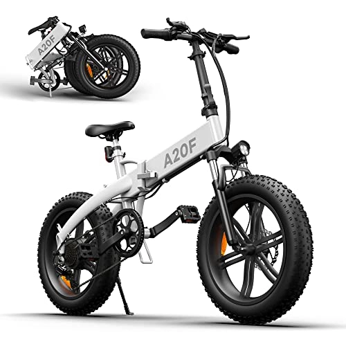 Bicicletas eléctrica : ADO Bicicleta eléctrica plegable A20F, StVO plegable, bicicleta eléctrica plegable con motor de 250 W, batería de 36 V / 10, 4 Ah, se mantiene en 2 – 3 días
