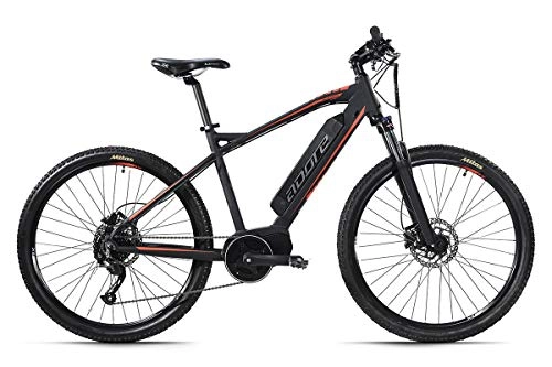 Bicicletas eléctrica : Adore Xpose - Bicicleta de montaña eléctrica (27, 5", motor central, 36 V / 14 Ah, batería de iones de litio, 9 marchas), color negro