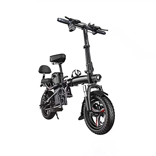Bicicletas eléctrica : Adult Electric Bicycles Foldable Multi-Shock Absorbers Comfortalbe Riding Cheap Mini Bicycle Electric Bike