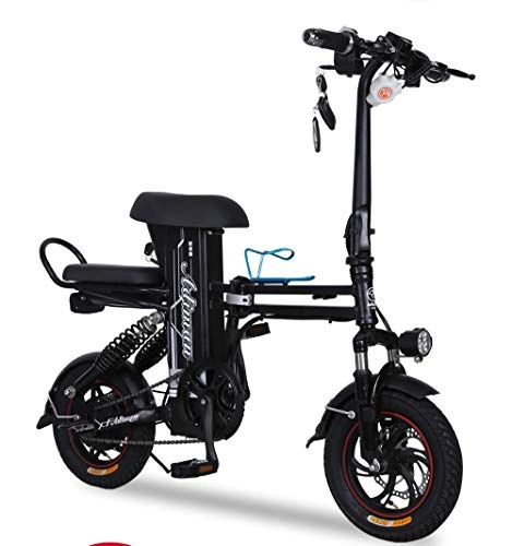 Bicicletas eléctrica : AI CHEN Bicicleta elctrica Mini pequea batera de Litio Plegable Scooter de Viaje generacin Adulta batera de conduccin Coche 8A / 15A / 25A Motor eBike