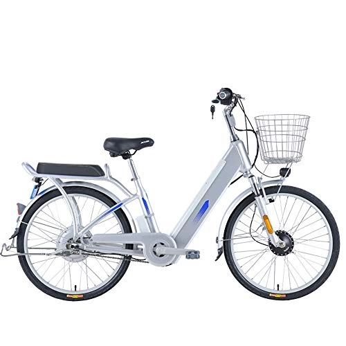 Bicicletas eléctrica : AI CHEN Bicicleta elctrica Ocio Viajes 48V Batera de Litio Bicicleta elctrica Energa Bicicleta elctrica 24 Pulgadas Dimetro de la Rueda