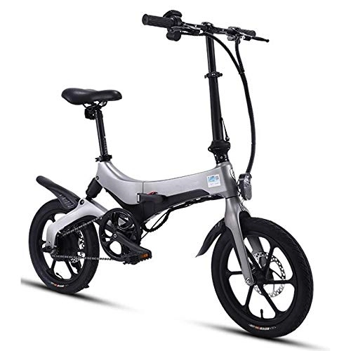 Bicicletas eléctrica : AI CHEN Bicicleta elctrica Plegable Batera de Litio Batera Coche Mini generacin de energa Generacin de conduccin Aleacin de magnesio 36V Plegable eBike