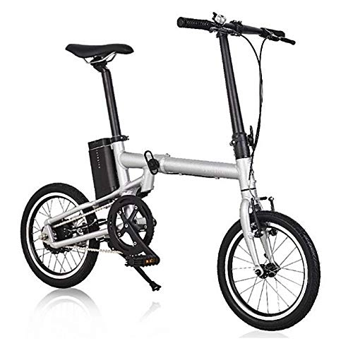 Bicicletas eléctrica : AI CHEN Bicicleta elctrica Plegable pequea Mini Potencia Litio Coche elctrico Scooter Vida Femenina 25KM36V eBike