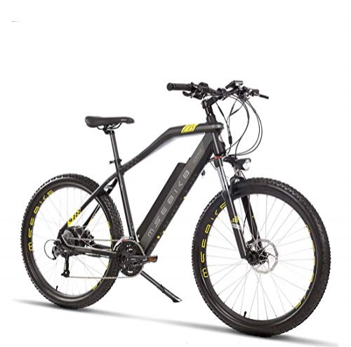 Bicicletas eléctrica : AISHFP 27, 5 Pulgadas Adulto Bicicleta de montaña elctrica, aeroespacial del Aluminio del Grado de aleacin de Bicicleta elctrica, Bicicletas 400W elctrica Off-Road, batera de Litio de 48V, B