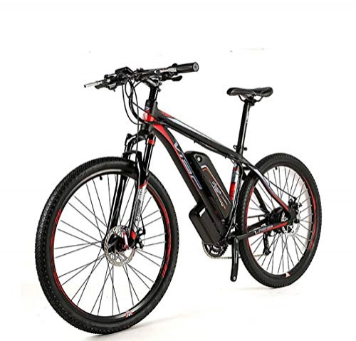 Bicicletas eléctrica : AISHFP Bicicleta de montaña eléctrica para Adultos, batería de Litio de 48 V, Bicicleta eléctrica Todo Terreno para Todo Terreno, de 27 velocidades, con Pantalla LCD, 26Inch