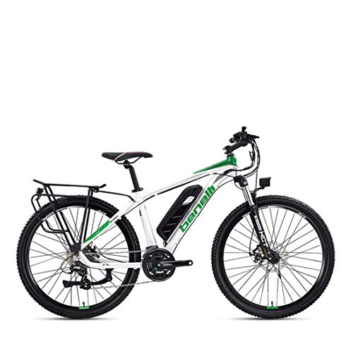 Bicicletas eléctrica : AISHFP Bicicleta de montaña eléctrica para Hombres Adultos, con Pantalla LCD multifunción, Bicicletas eléctricas Todo Terreno de aleación de Aluminio, Ruedas de 27, 5 Pulgadas, B
