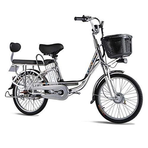 Bicicletas eléctrica : AISHFP Bicicleta eléctrica de Viaje para Adultos de 20 Pulgadas, batería de Litio de 48 V Bicicleta eléctrica, Instrumento de Pantalla LCD / Alarma antirrobo / Control de Crucero, 17+17AH