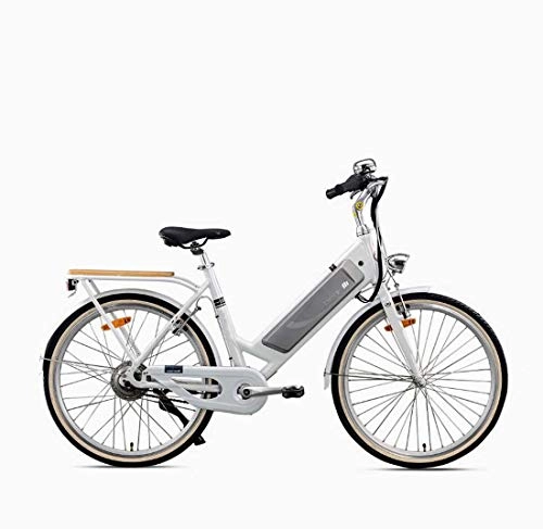 Bicicletas eléctrica : AISHFP Ciudad de Adultos Bicicleta eléctrica, batería de Litio de 48V, Marco de Aluminio de aleación de Bicicleta eléctrica, Retro Cercanías E-Bikes 26 Pulgadas Ruedas, A