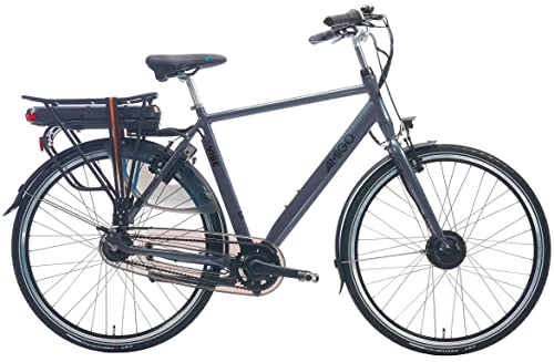 Bicicletas eléctrica : Amigo E-Vibe S2 – Bicicleta eléctrica para hombre – Bicicleta eléctrica de 28 pulgadas – Bicicleta para hombre con 7 velocidades Shimano – Adecuado a partir de 175 – 180 cm – antracita