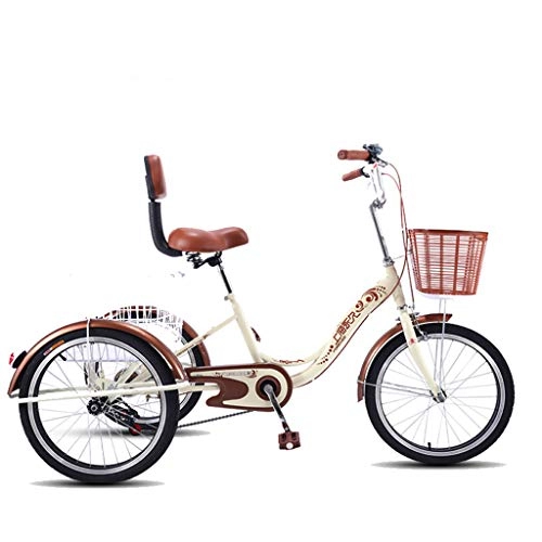 Bicicletas eléctrica : Aoyo Triciclo Viejo hombre montando una bicicleta, pisando un triciclo portátil, fácil pequeño (color: C)