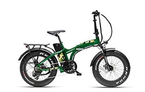 Bicicletas eléctrica : Armony Asso, bicicleta eléctrica unisex adulto, verde militar, 20 pulgadas